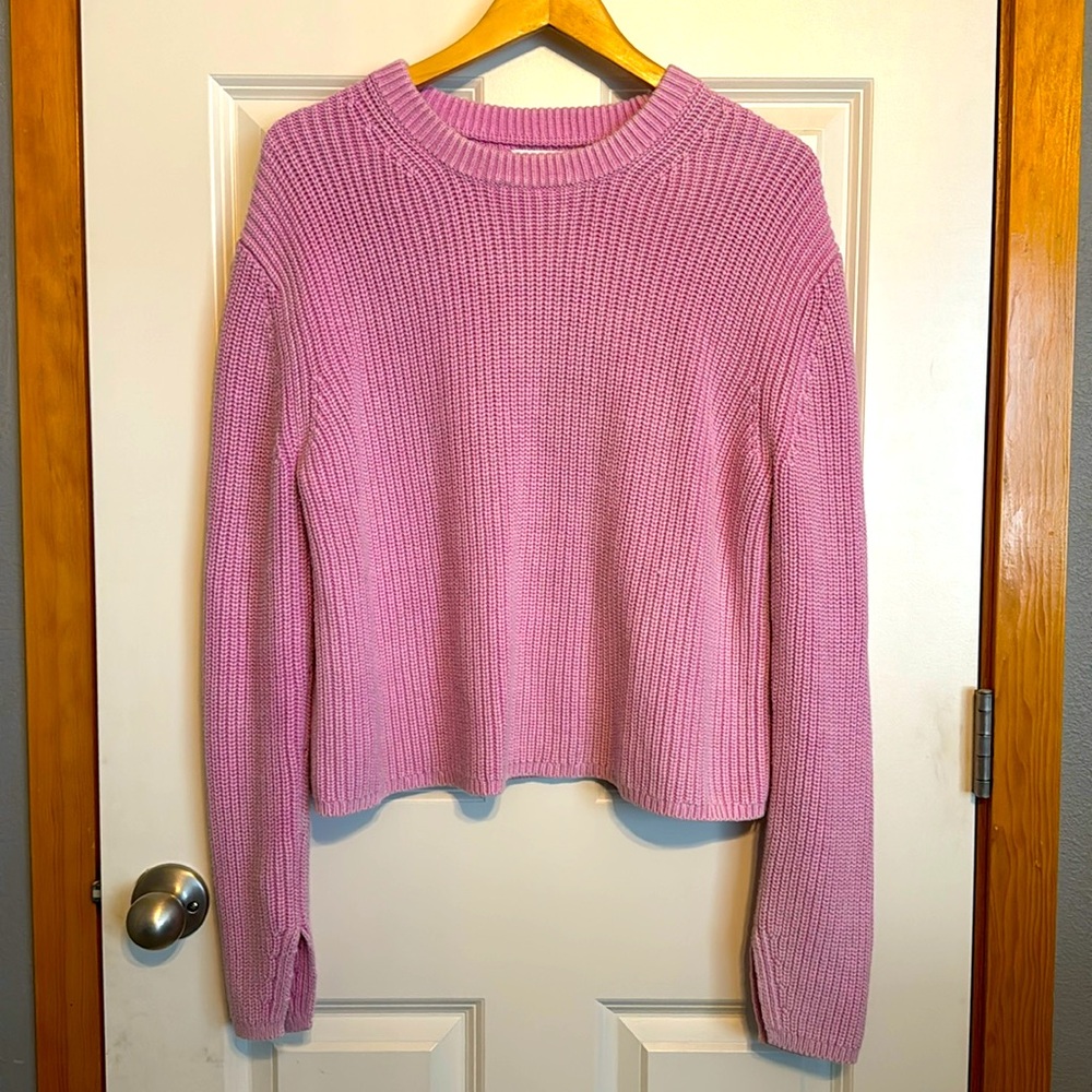 Calvin Klein worn once pink sweater